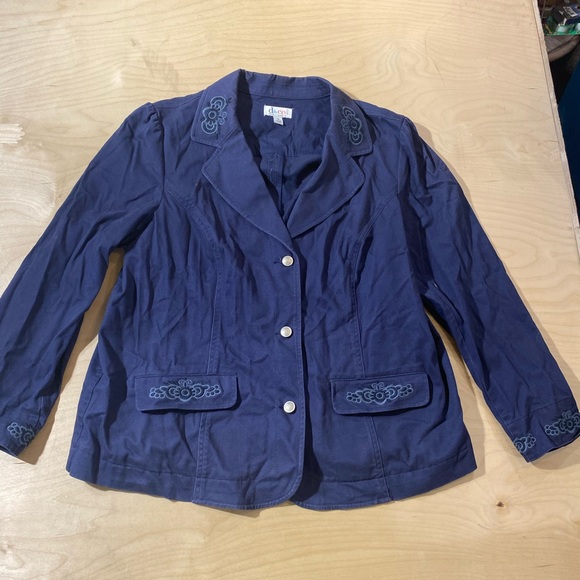 Denim & Company Blazer 1X (KD) - Picture 3 of 16